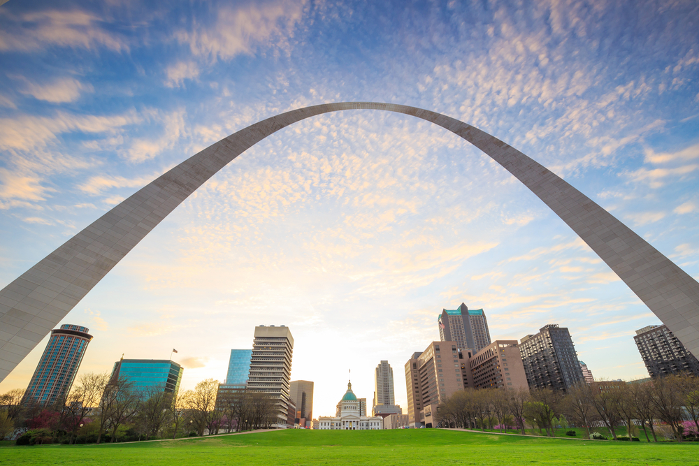 St. Louis arch.