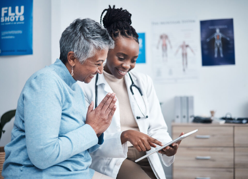 St. Louis patient discussing preventive care and annual physical recommendations with a primary care physician.