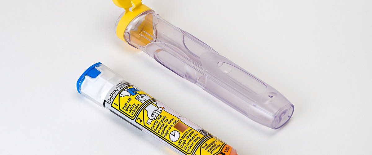 EpiPen and Plastic Carrying Case